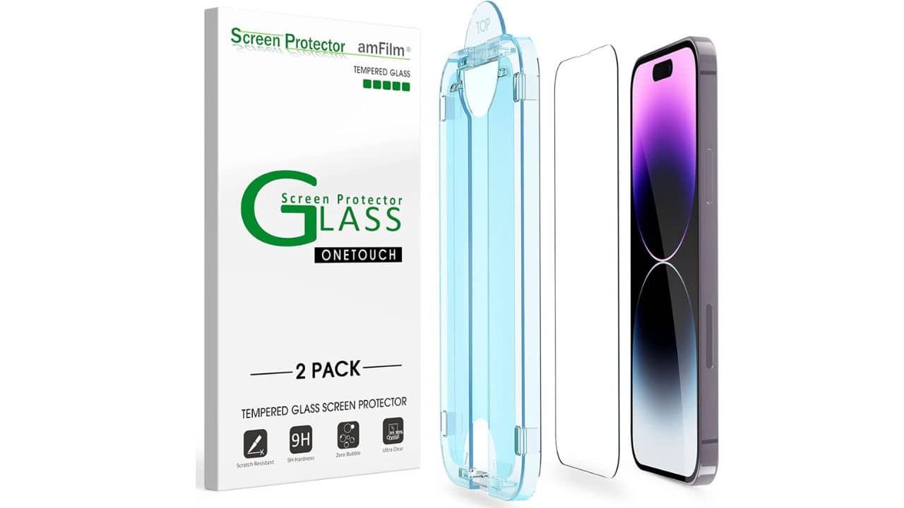 amFilm OneTouch Glass Screen Protector