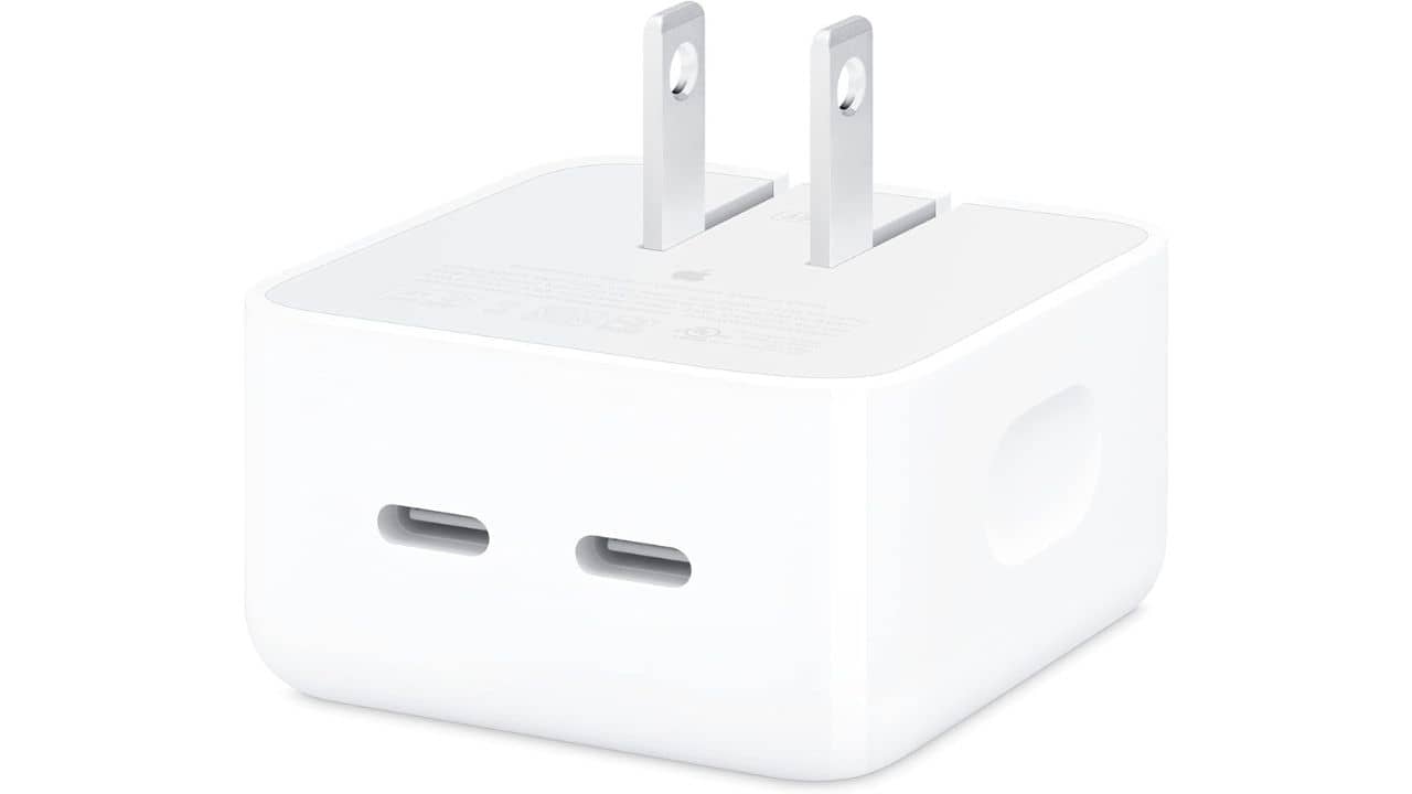 Apple 35W Dual USB-C Charger (Official Pick)