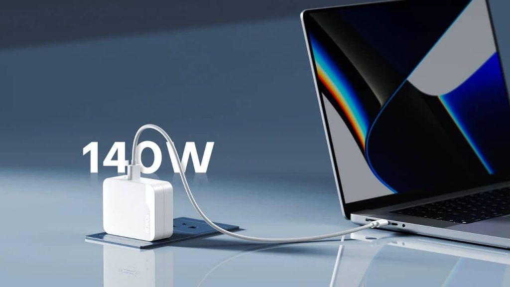 Kovol Dual Port USB-C Charger can fast charger 16-inch MacBook Pro at full speeds