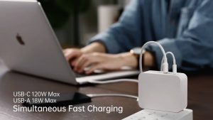 Kovol Fast 140W Charger for MacBook Pro and iPhone
