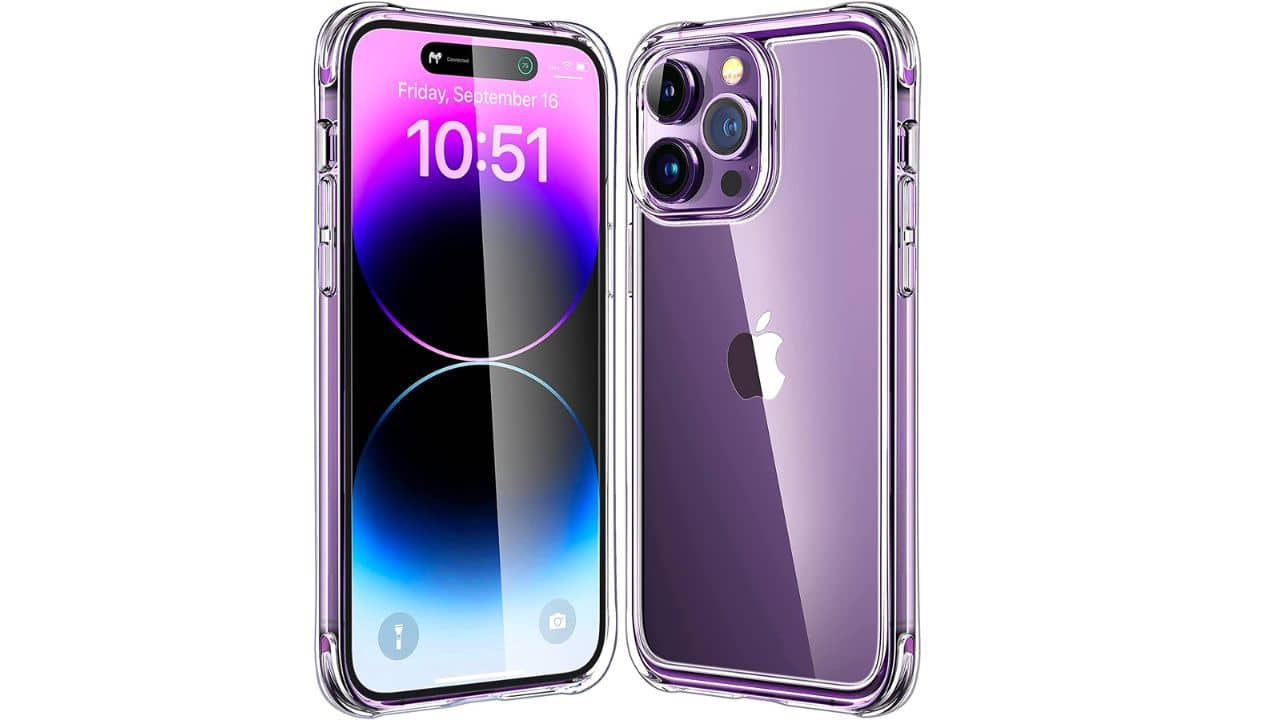 Mkeke iPhone 14 Pro Case Clear