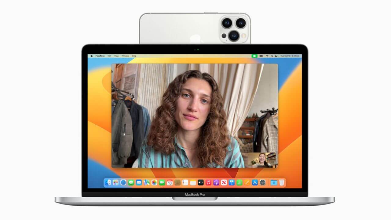 macOS Ventura Continuity Camera