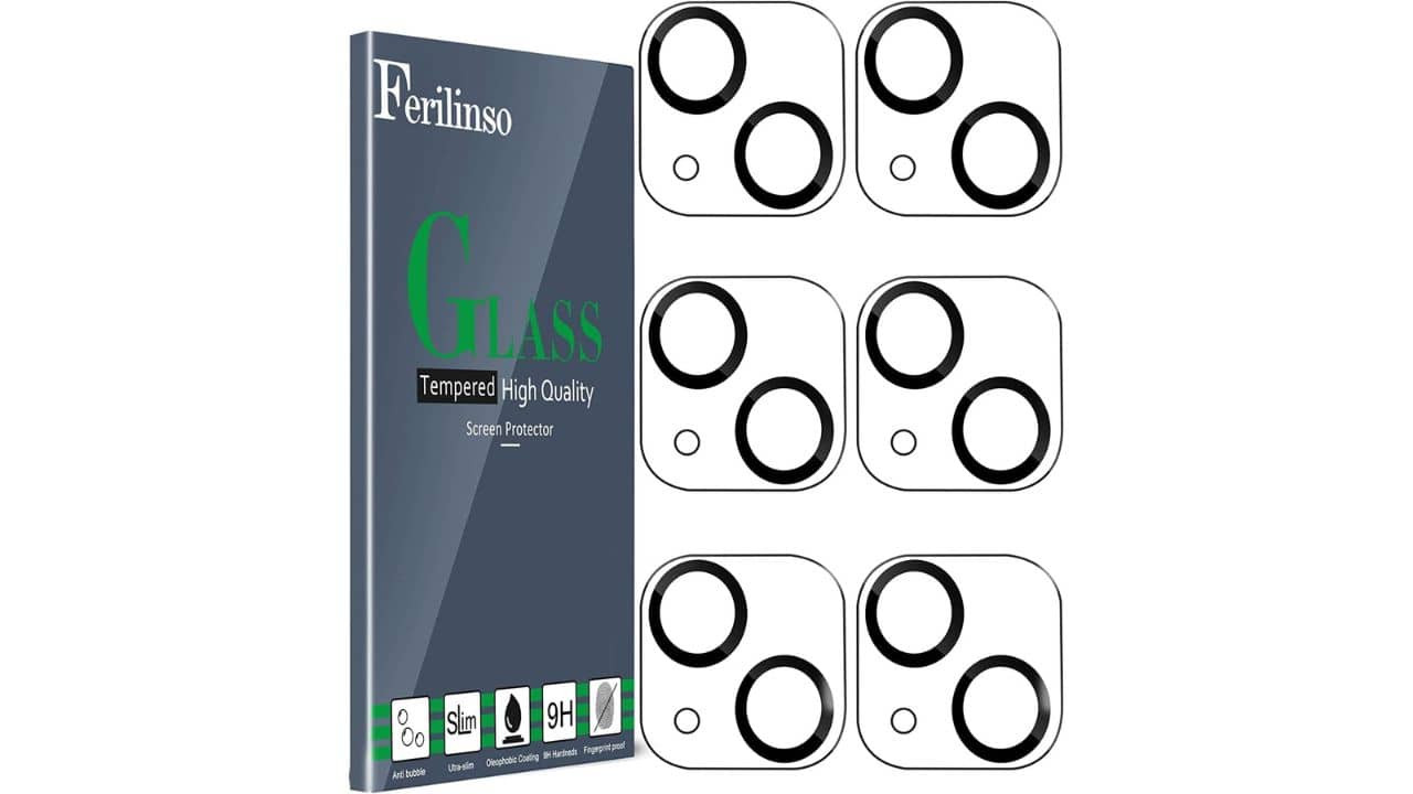 Ferilinso Glass Camera Protector for iPhone 14 Plus