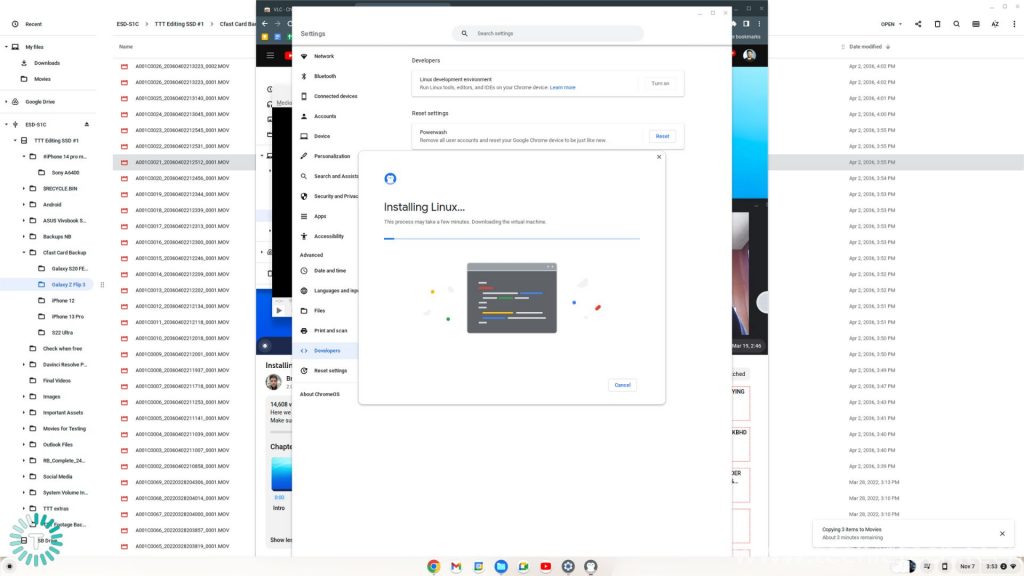 Installing Linux environment on ChromeOS Flex