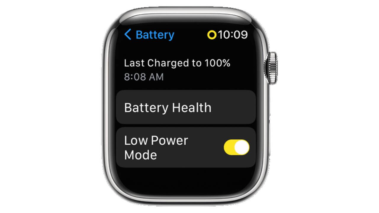 Turn ON Low Power Mode on Apple Watch