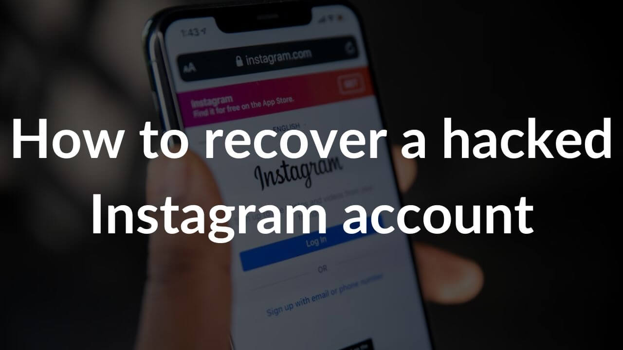 How to recover a hacked Instagram account Banner Image