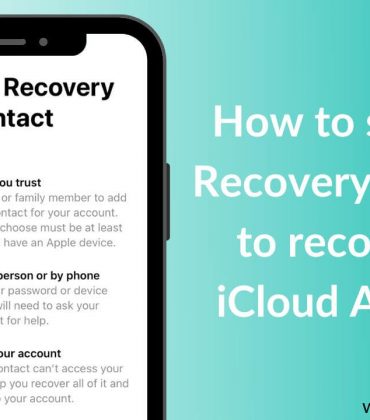 How to set up a Recovery Contact to recover an iCloud Account on your iPhone/Mac