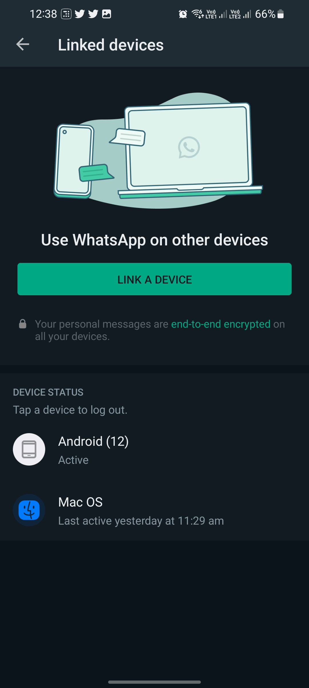 Use WhatsApp on Multiple smartphones 4