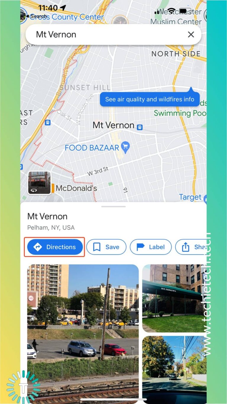 How to Save a Route on Google Maps on iPhone and Android - TechieTechTech