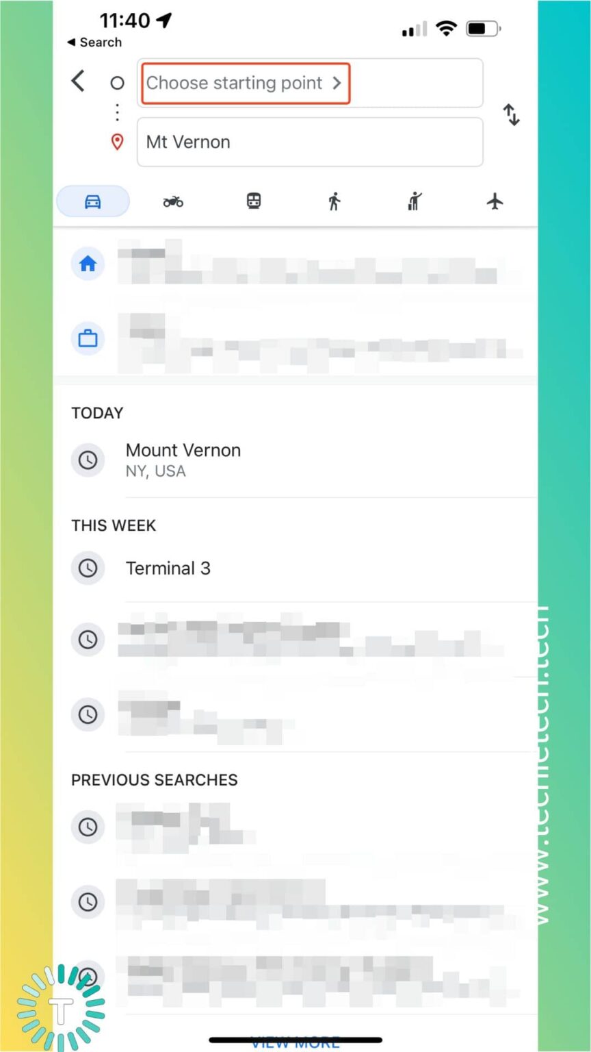 How to Save a Route on Google Maps on iPhone and Android - TechieTechTech