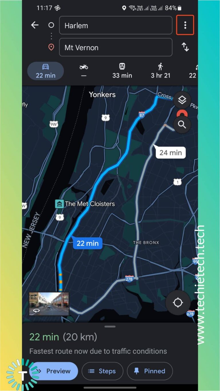 How to Save a Route on Google Maps on iPhone and Android - TechieTechTech