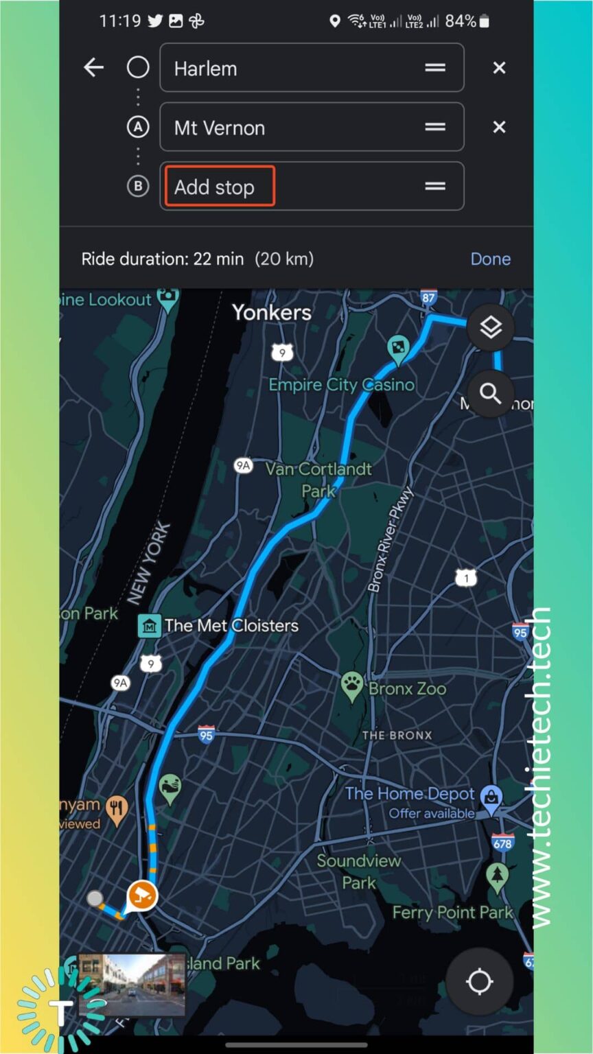 How to Save a Route on Google Maps on iPhone and Android - TechieTechTech