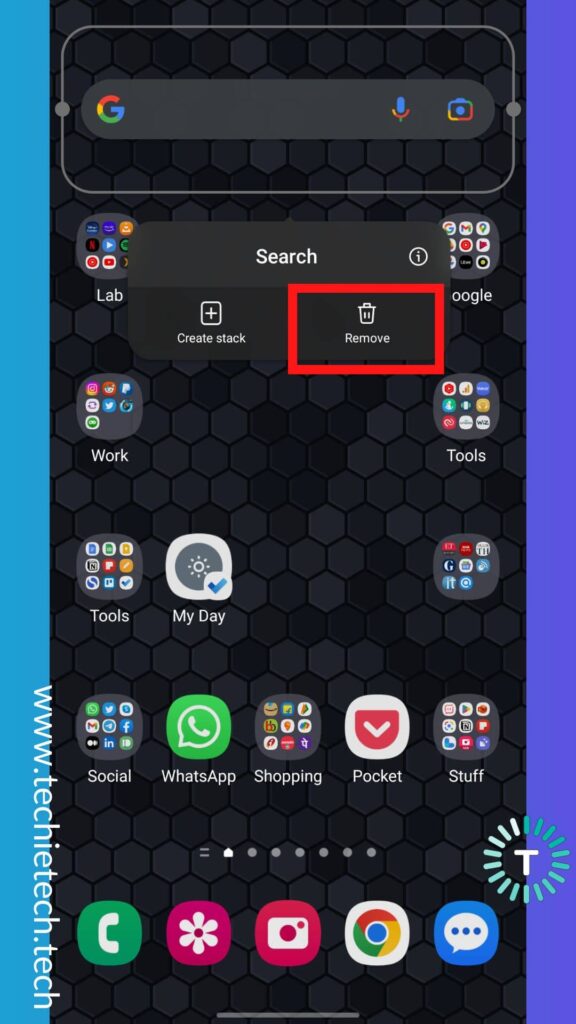 4 Ways To Remove Google Search Bar On Android Devices - TechieTechTech