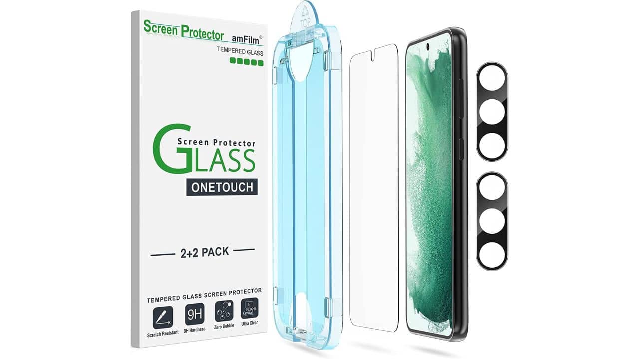 amFilm Screen Protector for Galaxy S23 Plus