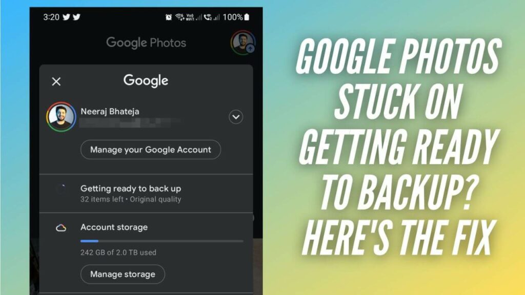 Google Photos Stuck On Getting Ready To Back Up Here S The Fix Techietechtech