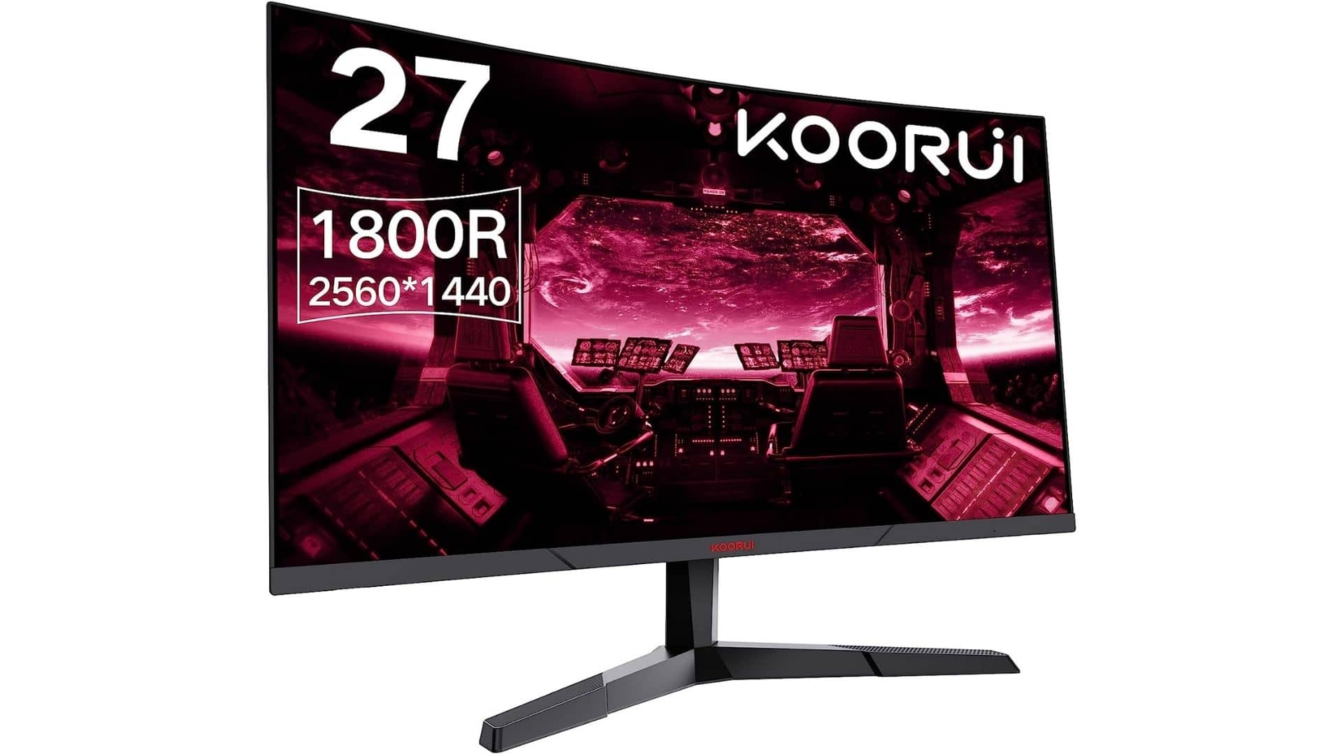 KOORUI 27-inch Curved Gaming Monitor