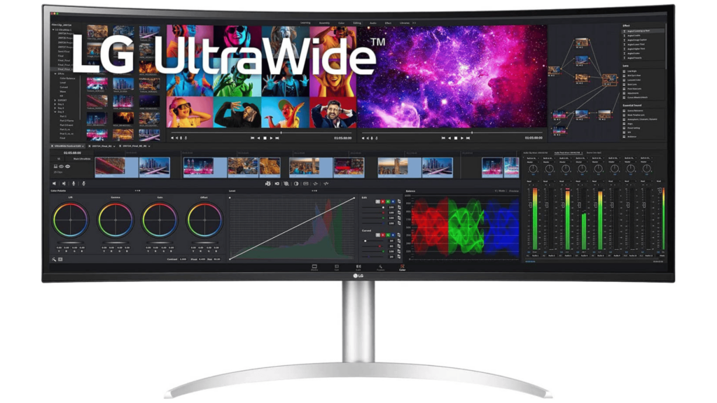 LG Ultrawide Monitor - Best curved monitor for eye strain
