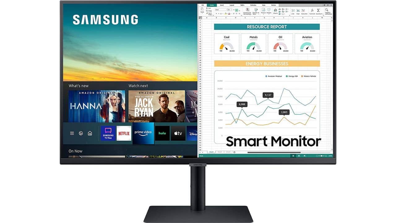 SAMSUNG M5 Series 32-Inch FHD 1080p Smart Monitor