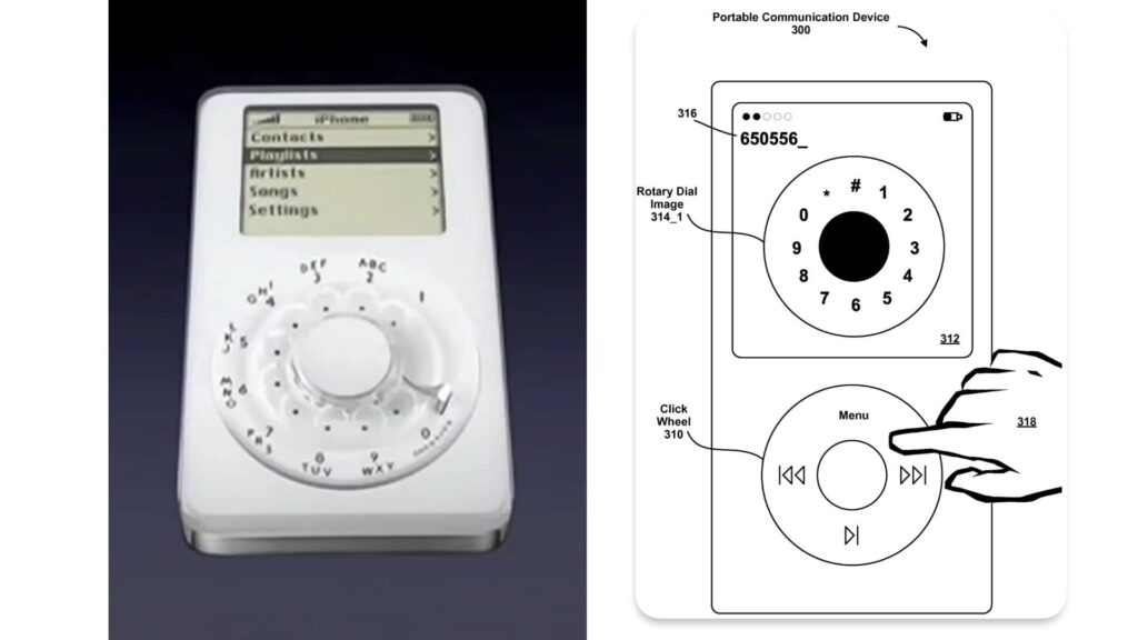 iPhone with a rotary dial or iPod click wheel was real