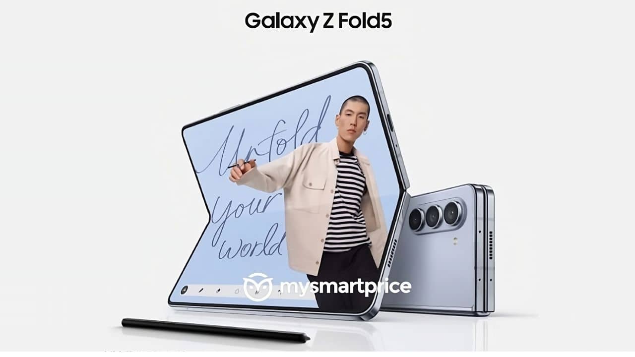 Galaxy Z Fold 5 Design Confirmed by Leaked Promotional Banner