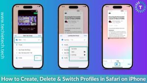 How to Create, Delete, and Switch Profiles in Safari on iPhone (iOS 17)
