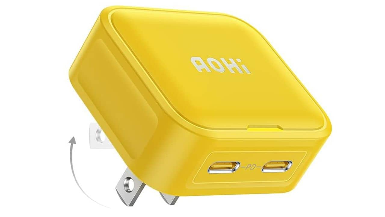 AOHI 40W Dual-port USB-C Charger