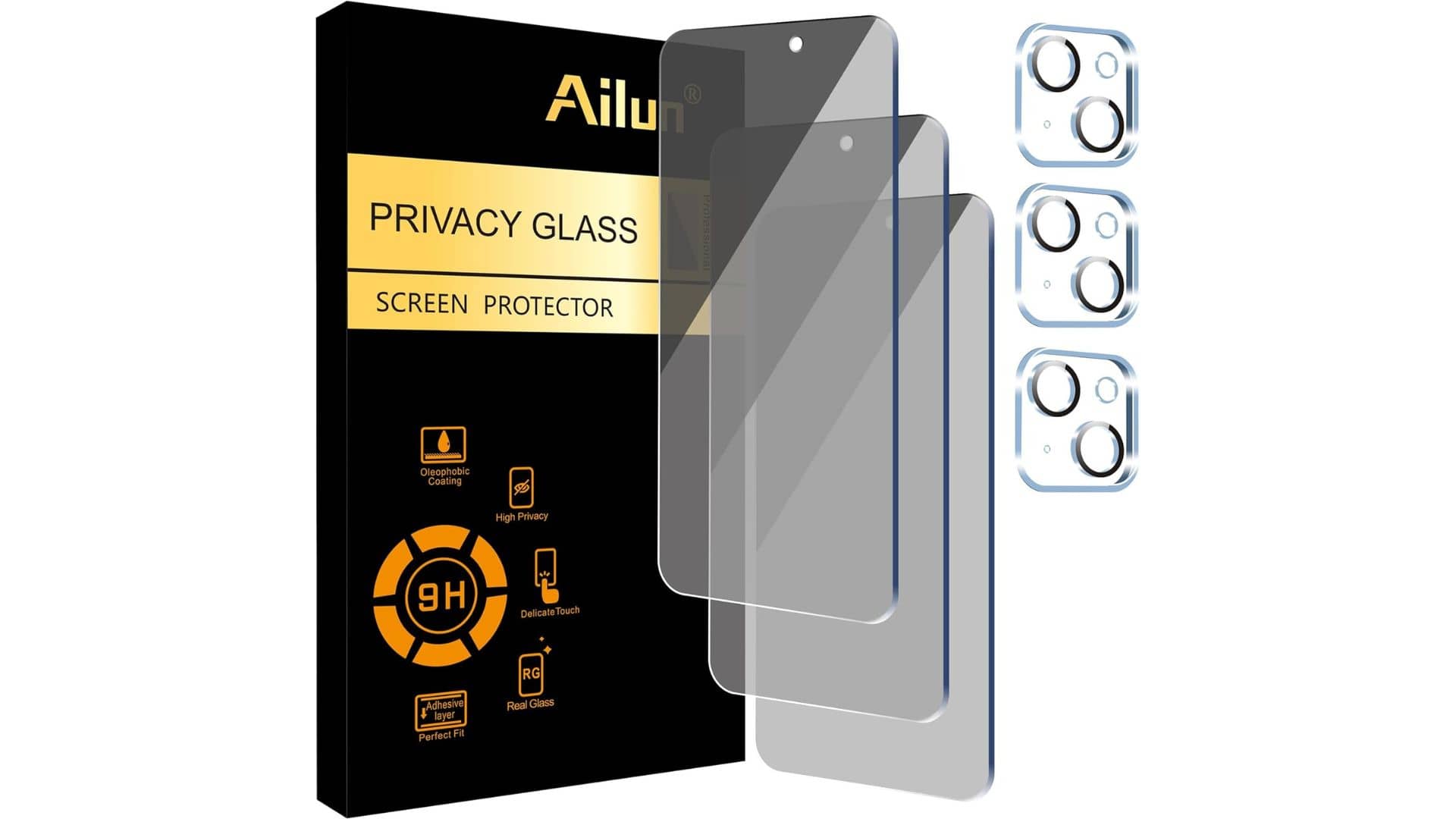 Ailun Privacy Screen Protector for iPhone 15