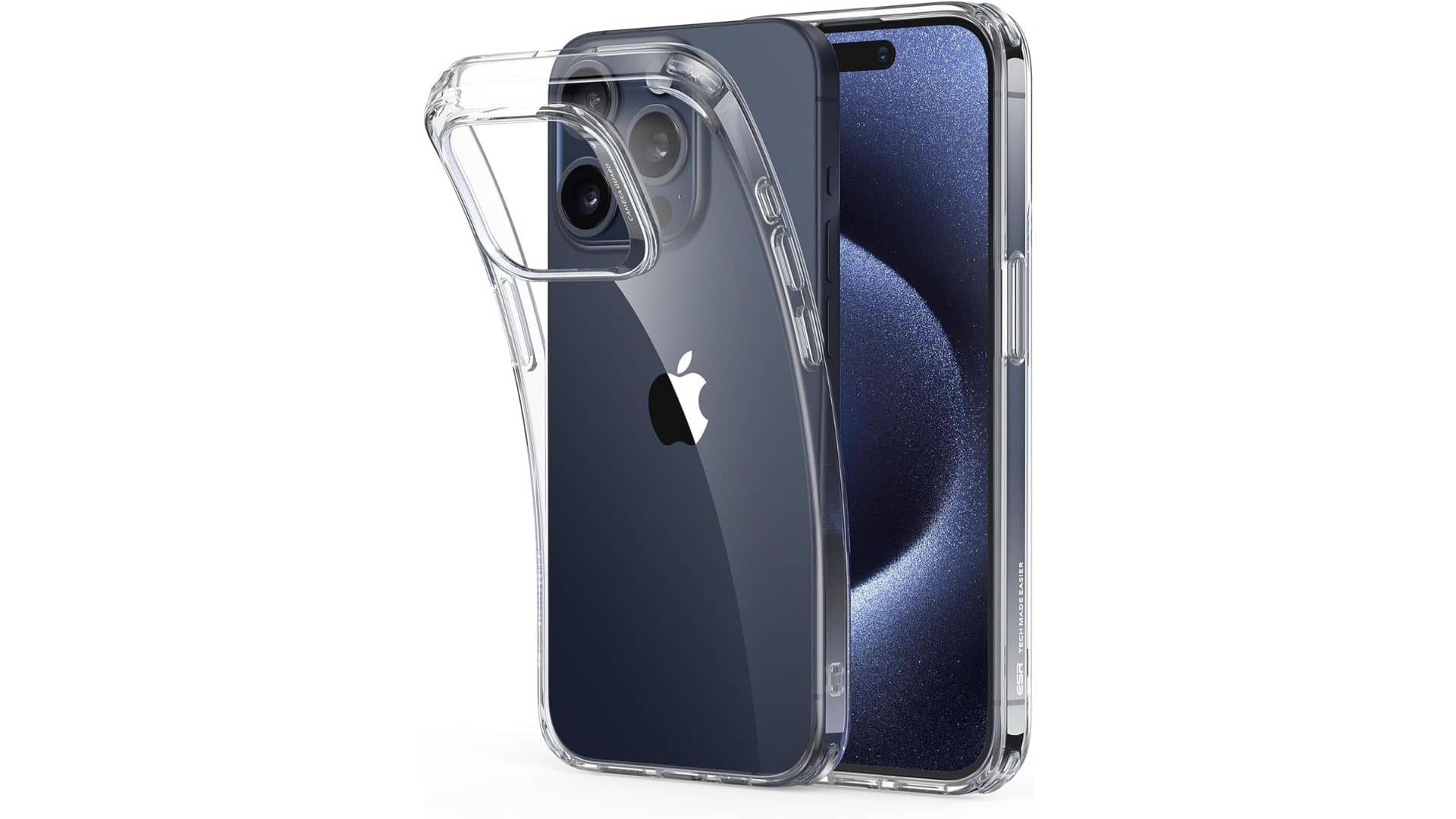 ESR Clear Shockproof Case for iPhone 15 Pro