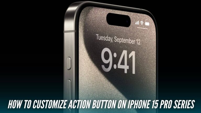 How to Customize the Action Button on Your iPhone 15 Pro Series