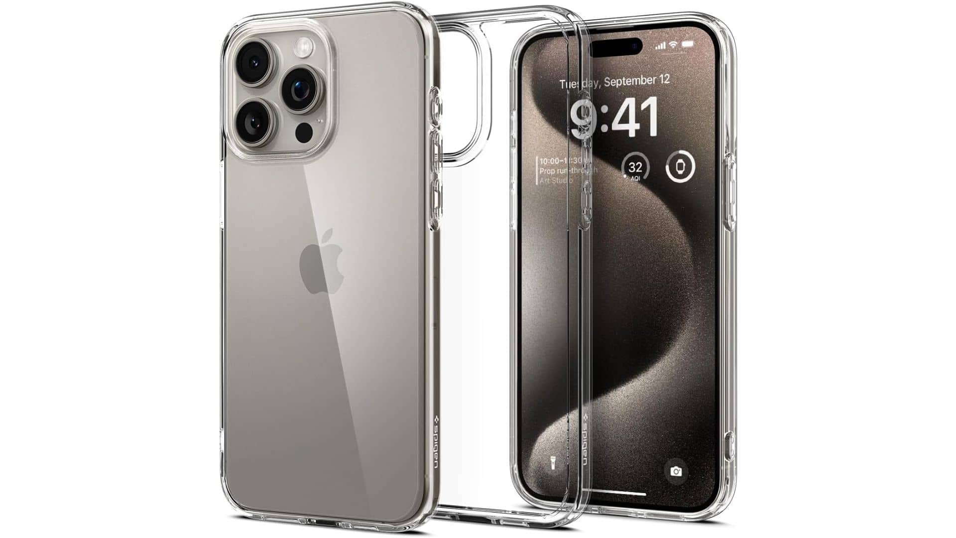 Spigen Ultra Hybrid Clear Case for iPhone 15 Pro Max